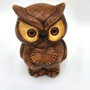 Charming Brown Owl Figurine 1971.